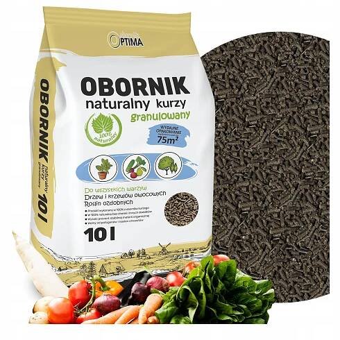 Granulovaný KUŘÍ OBORNÍK Přírodní hnojivo pro ZELENINY a rostliny 10L BIOVITA za 151.00CZK - Allegro