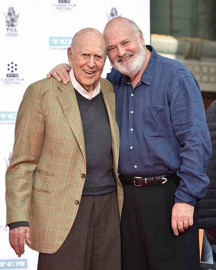Carl Reiner and Rob Reiner
