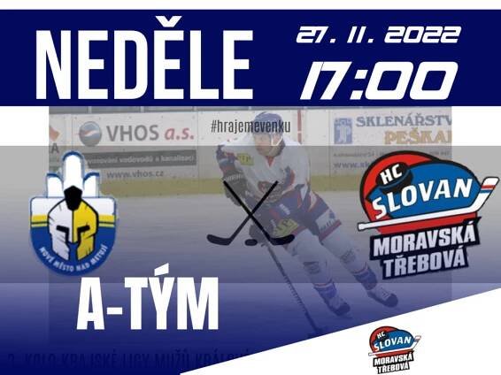 A-TÝM: Duel s Novým Městem nad Metují odehraje Slovan ve Dvoře Králové! – HC Slovan Moravská Třebová
