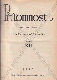 řídí Ferdinand Peroutka - Přítomnost roč. XII. 1935