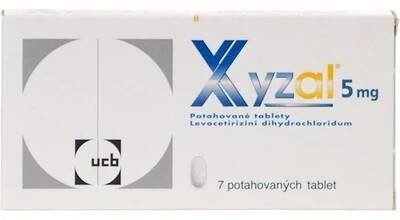 XYZAL POR 5MG TBL FLM 7 od 133 Kč - Heureka.cz