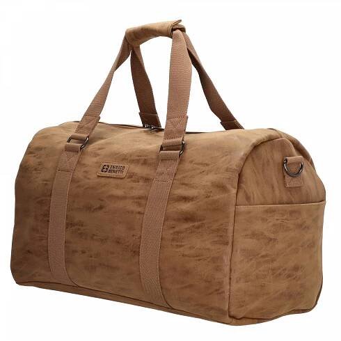 Praktická sportovní taška 39L Enrico Benetti Rotterdam Sport Bag Camel | e-TASKY.cz