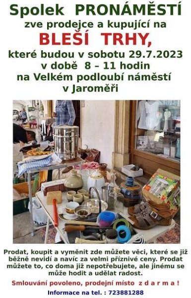 Bleší trhy - Oficiální stránka obce Kuks