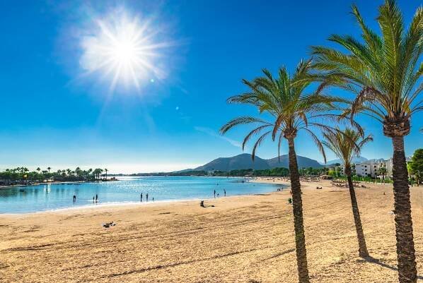 Platja De Alcudia, pláž na Mallorce