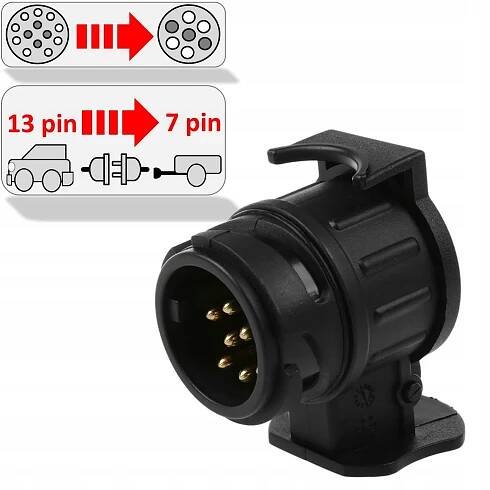Adaptér Redukce Zásuvky Háček 13/7 PIN Adaptér Katalogové číslo výrobce R13/7