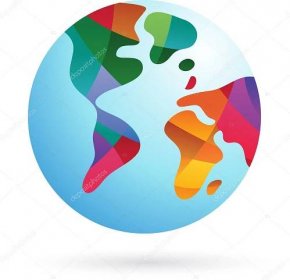 Colorful world, Earth icon