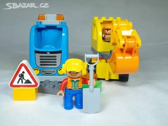 LEGO DUPLO 10812 pásový bagr a náklaďák