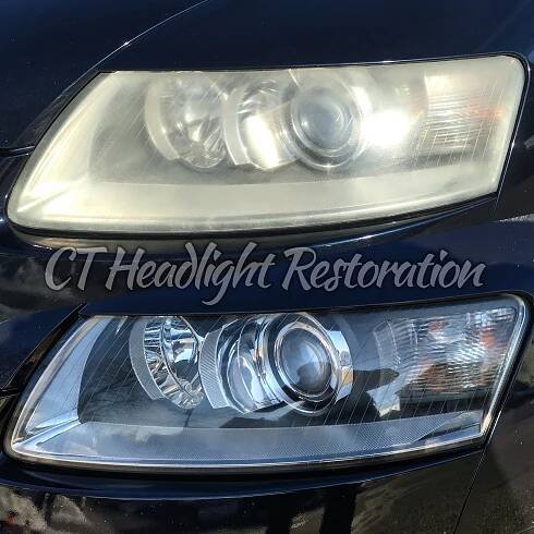 CT Headlight Restoration — Headlight Restoration Before & After