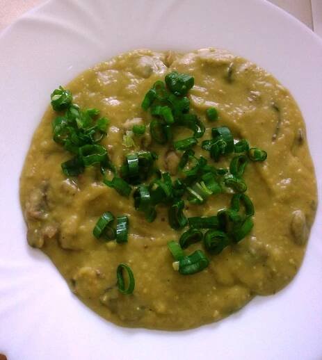 Recept: Hrachová kaše se žampiony