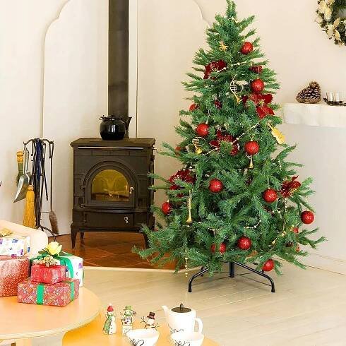 Stojan pod umělý vánoční stromek kovový 45 cm | Skládací podstavec na kmen 25 mm Průměr otvoru na stromek 2.5 cm