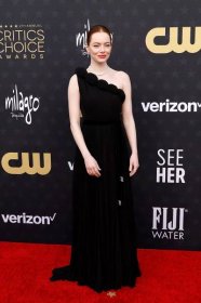 What were the celebrities wearing on the red carpet of the Critics Choice Awards 2024?