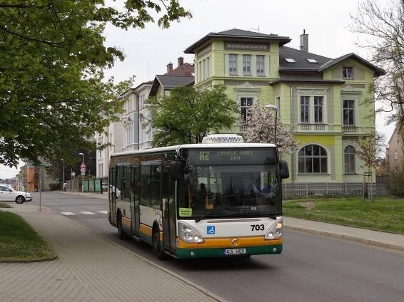 Vůz DP Liberec #703 (Irisbus Citelis 12M) | seznam-autobusu.cz