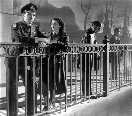 EAGLE SQUADRON, Robert Stack, Diana Barrymore, 1942