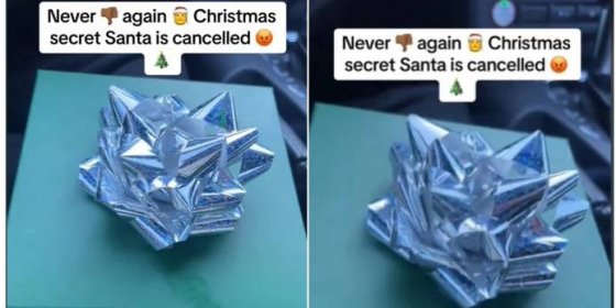 Man says Secret Santa is 'cancelled' after gift leaves him unimpressed