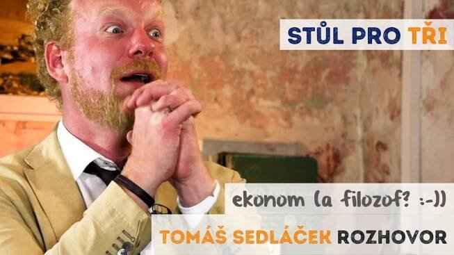 Tomáš Sedláček rozhovor: Češi jsou řízci v knedlíku