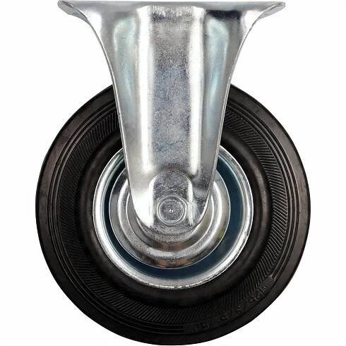 Kolečko gumové pevné 100 mm, nosnost 60 kg