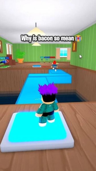bacon was so mean to Thanos in Teamwork Obby #roblox #shorts