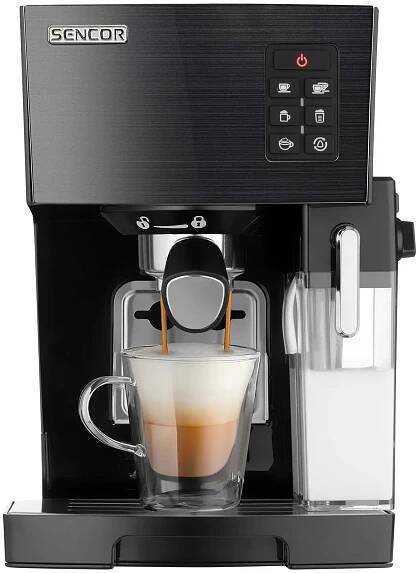 Automatický automatický kávovar Sencor SES 4050SS-EUE3 1450 W černý