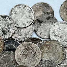 Konvolut stříbrných mincí - Numismatika