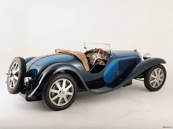 Bugatti Type 55 automobil a modelové roky