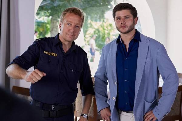 Poldové z Rosenheimu - Ein Koch zu viel - Z filmu - Max Müller, Sebastian Fritz