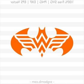 Batman Wonder Women Logo Vector Handandbeak