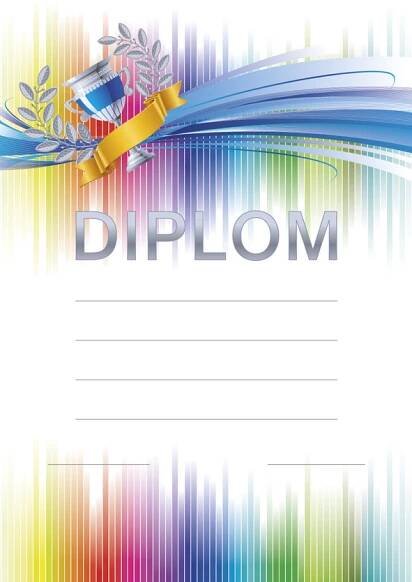 Baloušek Tisk Diplom A4 Duha
