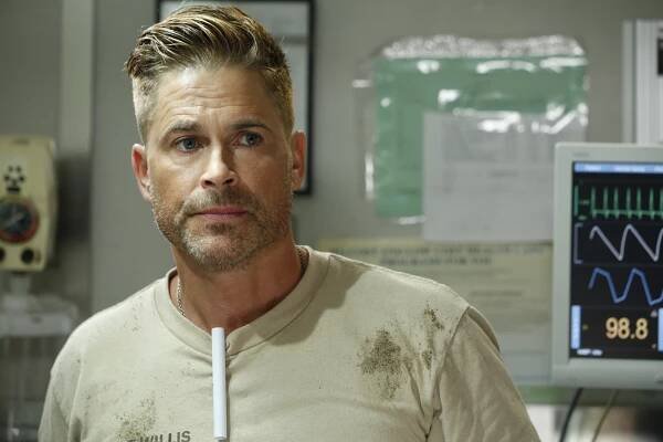 Rob Lowe as Col. Ethan Willis in the season premiere of CBS's Code Black