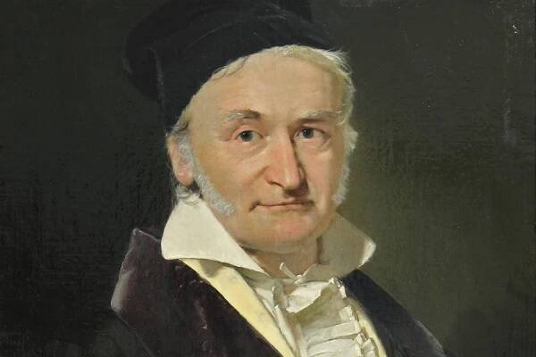 Oil painting of Carl Friedrich Gauss