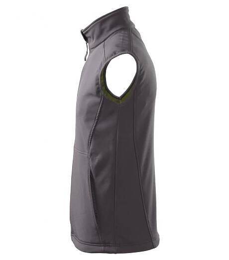 Vesta softshell pánská šedá