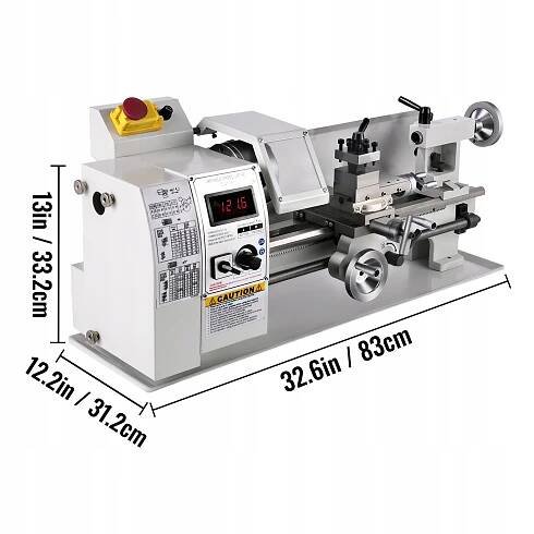 VEVOR Soustruh na kov 650W 210x350mm 2250RMP EAN (GTIN) 0742521659502
