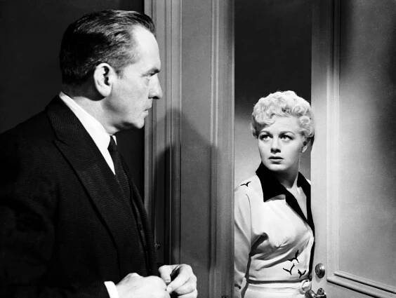 EXECUTIVE SUITE, Fredric March, Shelley Winters, 1954