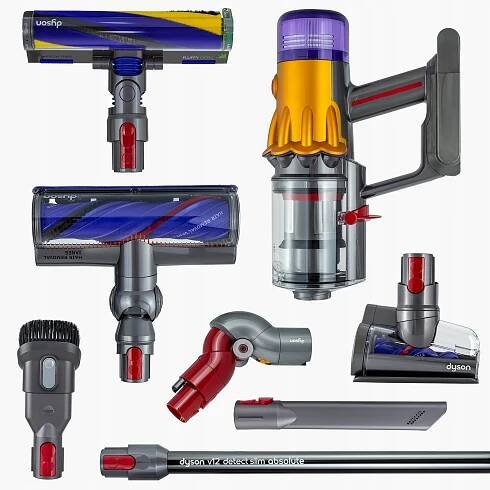 Tyčový vysavač Dyson V12 Detect Slim Absolute stříbrná/šedá