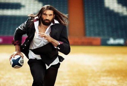 Giampaolo Vimercati Sports & Equestrian Photography - RUGBY PLAYER SEBASTIEN CHABAl FOR VANITY FAIR