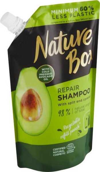 NATURE BOX Šampon náhradní náplň Avokádo 500 ml