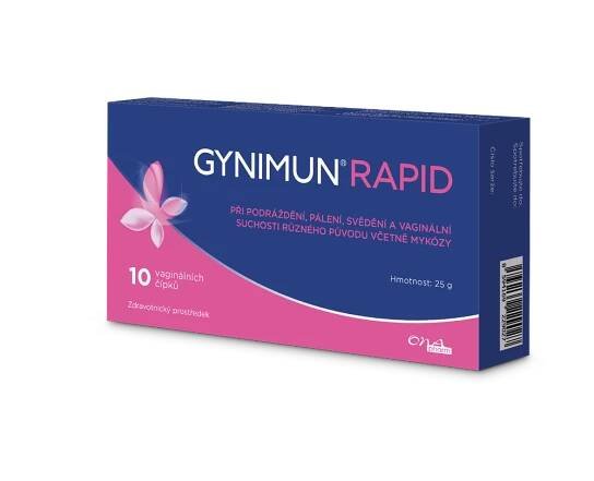 ONAPHARM Gynimun Rapid 10 vaginálních čípků