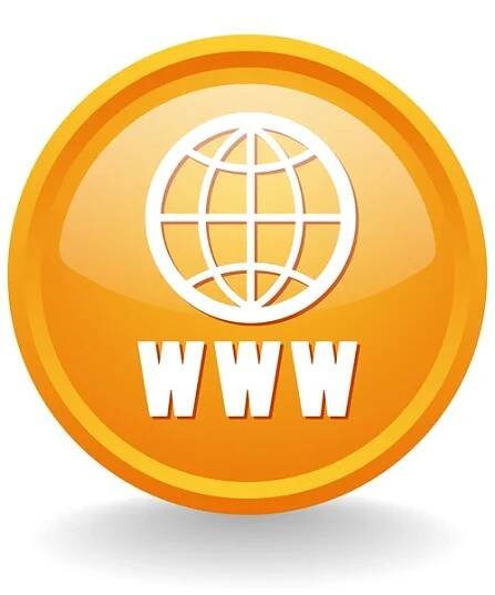 Tlačítko World wide web — Ilustrace