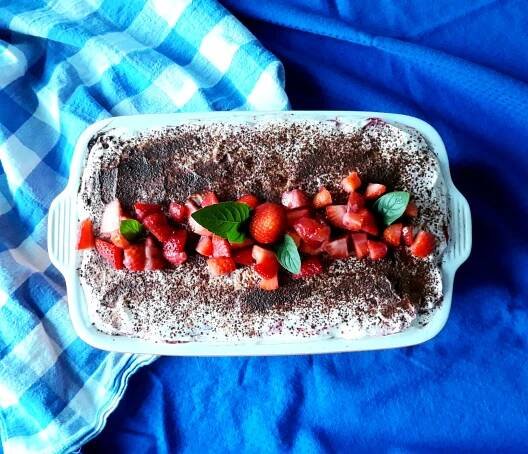 Jahodové tiramisu