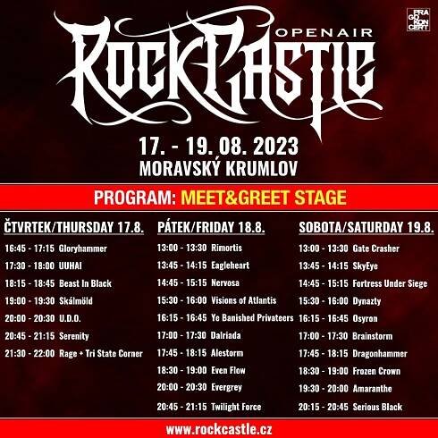 Rock Castle 2023 Moravský Krumlov | Akce | ZnojmoRegion