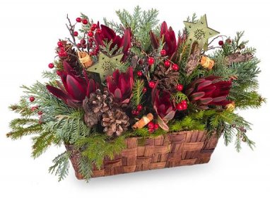 Zimní truhlíky - Rozvoz květin, ovoce či dárků