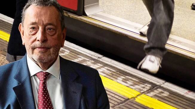 Blind David Blunkett, badly injured after falling into gap at tube station