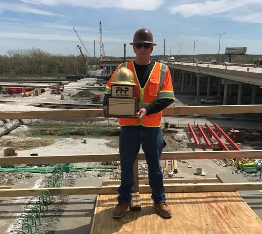 Jason Cox Johnny B Safety Award Winner