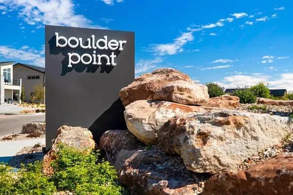 Boulder Point sign