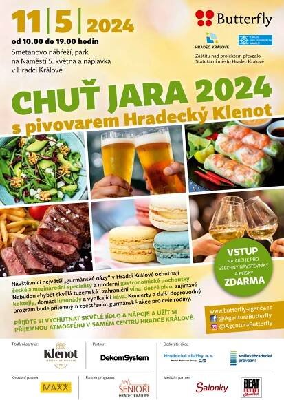 Chuť jara - Hradecké nábřeží gurmánů - sobota 10. května 2025 - Hradec Králové - Východočech.cz