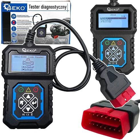 Kompletní univerzální autodiagnostika LCD T31 OBD2 Tester 3