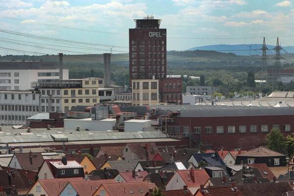Opel-Werke in Rüsselsheim am Main, Hessen, Deutschland