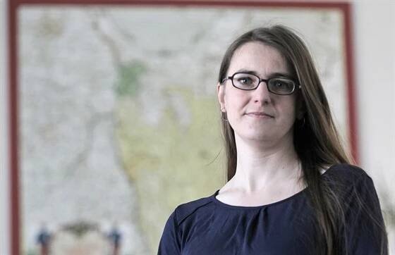 Historička Muzea Těšínska Lenka Nováková, která zde připravila výstavu o...