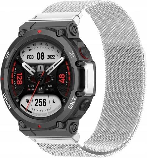 eses Milánský tah pro Xiaomi Amazfit T-Rex 2 - Stříbrný | Řemínky pásky