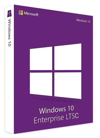Microsoft Windows 10 Enterprise, LTSC 2019, lifetime license, advanced security, business computing.