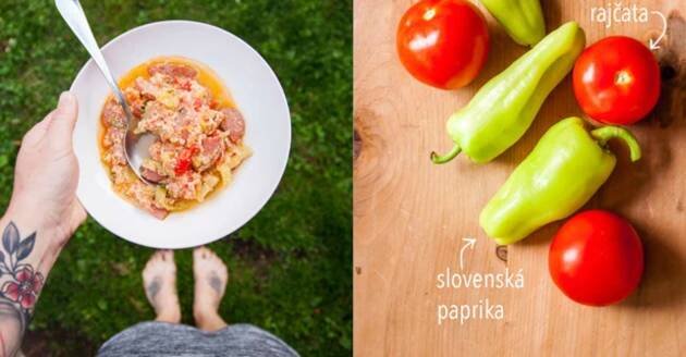 Chalupářské zeleninové lečo s buřtem